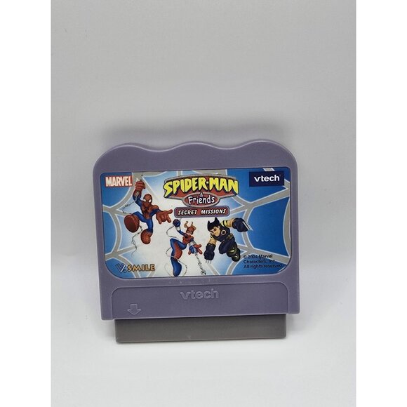 Spiderman and Friends Secret Missions [VTech V.Smile] Game Only - Picture 1 of 3